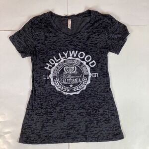 Sweet N Kool Womens T Shirt Top Size L Large Short Sleeve V Neck Casual Comfort